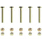 HKAOSDUUH (5 pcs) 1501216MA 1501216 Shear Pins Spacers & Nuts for AYP Craftsman Murray Snow Throwers 1501216MA-A 301172 3943MA 500026MA 722130 893...