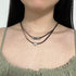 Boho Choker Necklace for Women Layered Bohemian Turquoise Flower Heart Coin Leather Choker Western Boho Necklaces (B-Beads heart,Brown)...