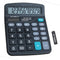 YOUHO Calculator, 12-bit Solar Battery Dual Power Standard Function Electronic Calculator with Large LCD Display Office Calculator Black(NO Batter...
