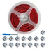 15Pack erless LED Strip Connector 2pin 8mm with 32.8ft Wire, Tighten Screw Terminal Blocks 2 Pin 8mm Connectors with Screwdriver for 5-24v LED Tap...