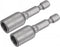 uxcell Quick-Change Nut Driver Bit, 1/4" Hex Shank 8mm Magnetic Nut Setter Drill Bits, 1.89" Length, Metric 2 Pcs...