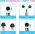 Stylus Pens for Touch Screens,2-Pack High Sensitivity and Capacitive Touch Screen Pens for iPad/iPhone/Tablets/Samsung Galaxy/Smartphones/All Univ...