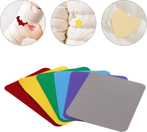 AUGSHY 33 Pcs Iron On Patches, 31 Colors Great for Jeans Crafts...