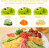5 in1 Handheld Spiralizer Vegetable Slicer, Green, Plastic, ABS, Stainless Steel...