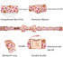 Elegant little tail Dog Collar with Bow - Christmas Gingerbread Man Dog Collar Bow Boy Girl Dog Bowtie Pet Gift Adjustable Dog Collar for X-Large ...