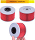 2Packs 114 Oil Filter 15412-HP7-A01 for Honda TRX420 FA Fourtrax Rancher AT 2009-2023 TRX420FPA TRX500 FA Fourtrax Foreman SXS1000 Pioneer 1000 SX...