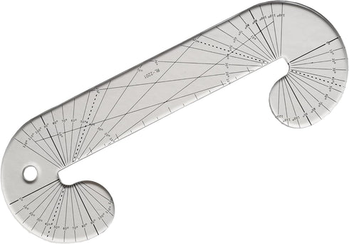 HONEYSEW Angle Angel Quilting Template for longarm Sewing Machine 3/16"...