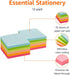 Amazon Basics Square Sticky Notes, 3 x 3-Inch, Assorted Colors, 12-Pack...