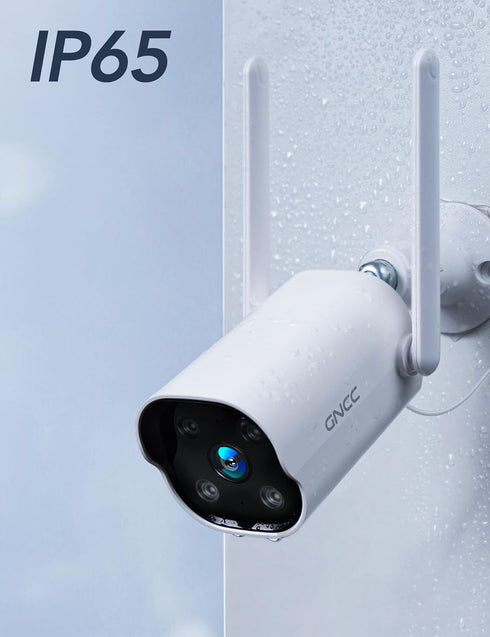 GNCC Outdoor Camera, 2K Cameras for Home Security Outside, Home Security Cameras, Motion Detection, Night Vision, 24/7 Recording, 2 Way Audio, Wat...