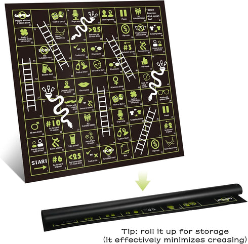 Board Game Mat for Adults, Adult Drinking Game for Parties...
