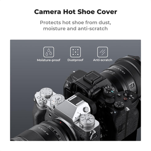 K&F Concept Hot Shoe Cover, 6-Pack Universal Camera Hot Shoes Cap for Canon Nikon Sony DSLR, SLR, Mirrorless Camera, ABS Hot Shoe Protector...