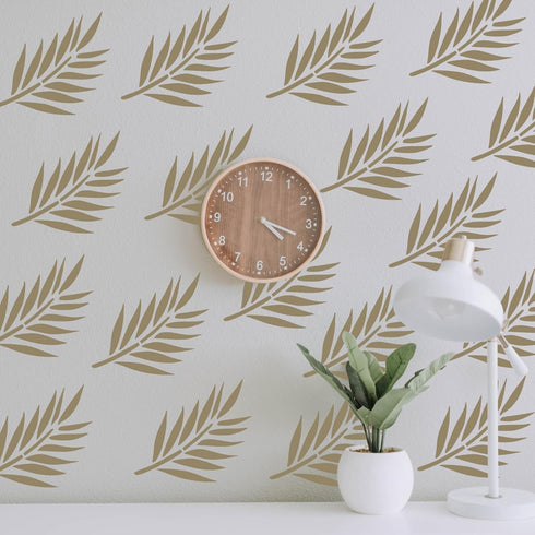 Leaf Stencils, Palm Leaf Stencils, Fern Leaf Stencils for Painting on Walls, Furniture, Canvas, Wood, Home Wall Decor DIY Art Crafts (Tropical Jun...