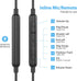 Lightning Headphones Earphones Magnetic Earbuds in-Ear MFi Certified with Microphone Controller for Sports Workout Compatible with iPhone 14/13/12...