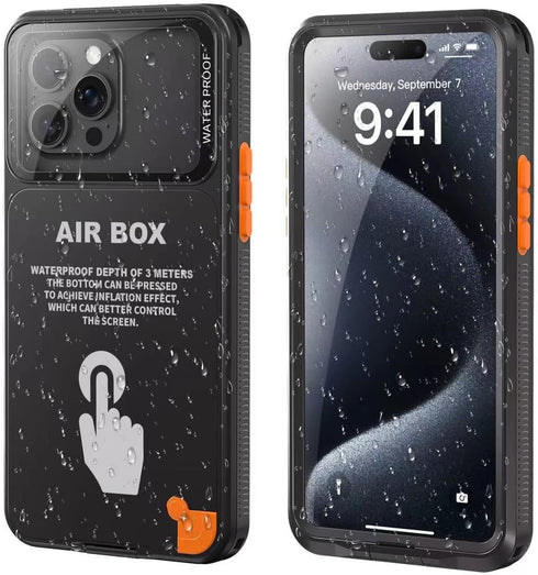 LOVE MEI Universal 6.7'' Waterproof Case, Underwater Phone Case for Snorkeling Beach Travel Essentials Case for iPhone 15 Pro Max/15 Plus/14 Plus/...
