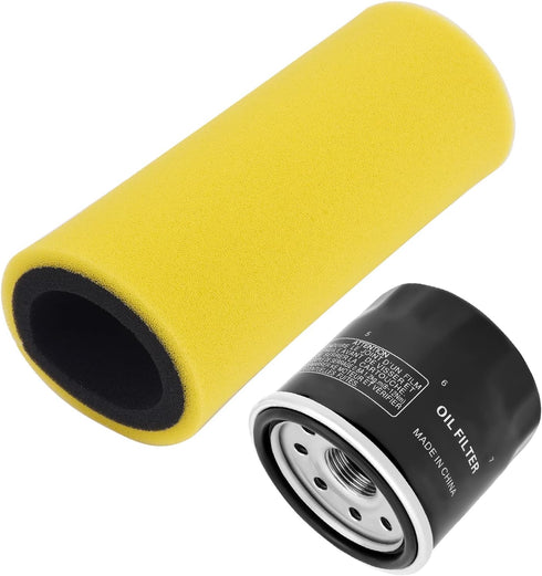 Air Filter 5UG-E4451-00-00 + Oil Filter 5GH134405000 for Yamaha Rhino 660 YXR660 2004-2007...
