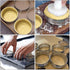 10 Pcs 2.37 Inch 304Stainless Steel Tart Ring, Heat-Resistant Perforated Cake Mousse Ring, Round Ring Baking doughnut tools (6cm)...