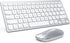 Bluetooth Keyboard and Mouse for Mac, OMOTON Ultra-Slim Keyboard and Mouse Combo, Wireless Keyboard and Mouse for MacOS, MacBook Pro/Air, iMac, Ma...