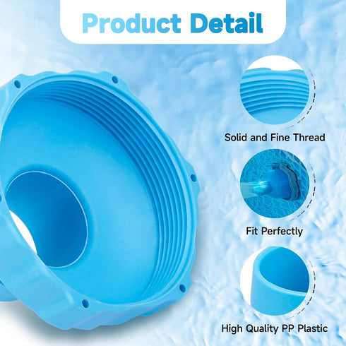 11238 Surface Skimmer Hose Adapter, Pool Vacuum Hose B Adapter Replacement for Intex above Ground Swimming Skimmer Wall Mount Attachment & 25016 P...