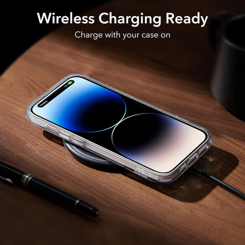 ESR for iPhone 14 Pro Max Case, 3 Stand Modes, Military-Grade Drop Protection, Supports Wireless Charging, Slim Back Cover with Stand, Phone Case ...