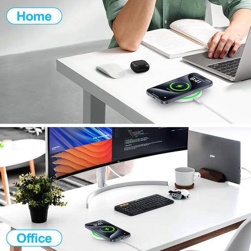 Motorola Edge 2024 Wireless Charger Fast Charging Pad 15W with 18W Quick Charger Block Cargador Inalambrico for Moto G Stylus 5G 2024, Edge X50 Ul...