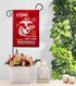 Breeze Decor USMC Armed Forces Marine Corps Semper Fi United State American Military Veteran Retire Official House Decoration Banner Small Yard Gi...