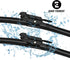 Original Front and Rear Windshield Wiper Blade Replacement Pinch Tab 26"+22"+11" for 2011-2017 Ford Explorer All Weather (Set of 3)...