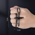 Isaiah 41:7 Nail Cross for Car Rearview Mirror Hanging Accessories Pendant Cross Necklace for Men Women Car Charm Cross Hanging Ornament Decor Chr...