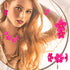 6 Pcs Flower Necklace Earrings and Bracelet Set Floral Jewelry Sets Choker Statement Necklace for Women...