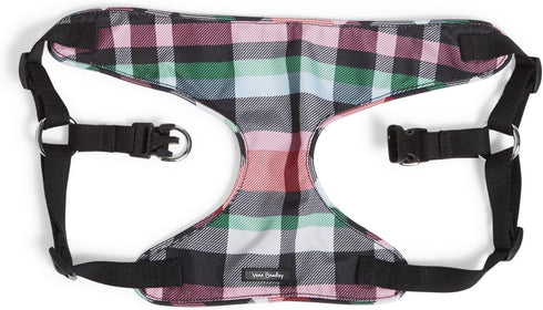 Vera Bradley Women's Recycled Lighten Up Water-repellent Adjustable Pet Harness With Fleece Lining, Ribbons Plaid, Medium...