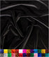 | Stretch Velvet Fabric | Luxury & Soft | 60" Wide Roll | 10% Spandex | Sewing, Apparel, Upholstery (Black, 1 Yard)...