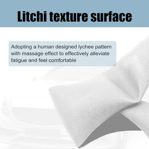 Pack-1 Car D Shape Steering Wheel Cover, Car Non-Slip Silicone Steering Wheel Protector Cover,Suitable for D Shape Flat Bottom Steering Wheel, All...