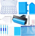 Hulameda 56pcs 5D Diamond Painting Tools, Diamond Painting Accessories with 28 Grids Diamond Embroidery Box and Diamond Painting Roller for kids a...