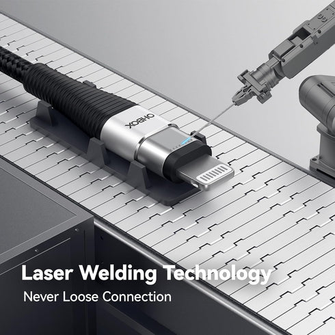 Extra Long iPhone Charger Cord 15FT, Apple MFi Certified USB A to Lightning Cable Braided Fast Charging Cord Compatible with iPhone14/13/12/11 Pro...