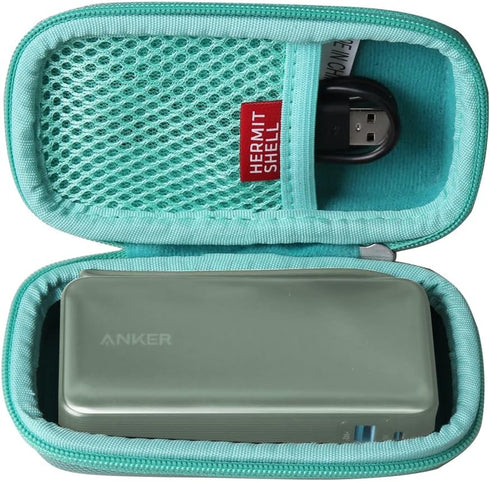 Hermitshell Hard Travel Case for Anker A1259 Power Bank/Anker Nano Power Bank,10000mAh Portable Charger (PD 30W max. Leistung),Case Only (Green)...