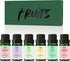 Fruit Essential Oils, MitFlor Premium Fragrance Oil for Candle Soap Making, 6x10ml, Summer Refreshing Diffuser Oil Scents, Guava, Strawberry, Pass...