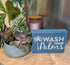 Sukha Home Wash Your Palms Wood Bathroom Sign, Palm Tree Decor, Beach Themed Bathroom Decor, Beachy Decorations Home Decor, Coastal Shelf or Wall ...