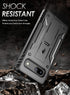 Poetic Revolution Case Compatible with Pixel 7A 5G, Full Body Rugged Shockproof Protective Cover Case with Kickstand, Built-in Screen Protector Wo...