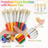 50Pcs Paint Brushes, Anezus Round Paint Brushes for Kids Classroom Toddlers Paint Brush Set for Touch Up Preschool Daycare Washable Acrylic Paint ...