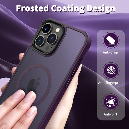 CACOE Magnetic Case for iPhone 13 Pro 6.1 inch-Compatible with MagSafe & Magnetic Car Phone Mount,TPU Thin Phone Cases Cover Protective Shockproof...
