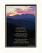 Gift for Aunt and Uncle with "Thank You Prayer for Best Aunt and Uncle" Poem. Mt Sunset Photo, 8x10 Double Matted. Special Aunt Uncle Gift for Chr...