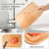 11.5"x 8" Small Bamboo Wood Cutting Board, Lightweight Wooden Fruit Cutting Board for Home....