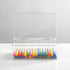 mDesign Plastic Craft Stackable Storage Organizer w/Hinged Lid - Easy-to-Carry Crayon, Bead, Sewing, and Hobby Supply Container - Arts and Crafts ...