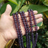 10mm Violet Rondelle Glass Beads for Jewelry Making 200pcs Faceted Briolette Shape Crytal Spacer Beads Assortments Supplies Accessories for Bracel...