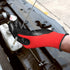 General Purpose Nitrile Coated 10 Pairs,Red...