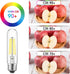 E26 LED Bulb 6W Equal 60 Watt Light Bulbs Daylight 5000K E26 Edison Bulb AC120V 750lm Dimmable 5 Inch Long Tubular T10 LED Bulb for Rustic Pendant...