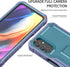 DUOPAL for Samsung Galaxy A14 Case, Military Grade Protection Shockproof Case with Tempered Glass HD Screen Protector and Kickstand Compatible wit...