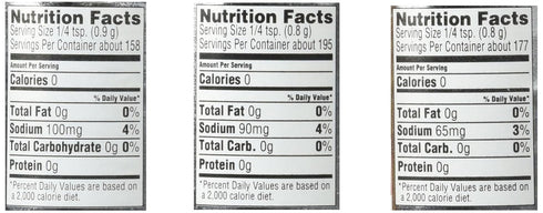 Weber All Natural Seasoning Blend 3 Flavor Variety Bundle: N'Orleans Cajun, Roasted Garlic Herb, and Kick'N Chicken, 5-5.5 Ounce...