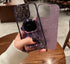 Astronaut Hidden Stand Case Cover for iPhone 15,for iPhone 15 Case Black,Astronaut Folding Bracket Kickstand iPhone Case with Camera Protector-Bla...