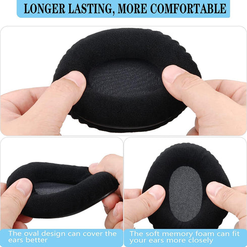 HyperX Cloud Alpha Ear Pads Cushions Replacement Compatible with HyperX Cloud II,Cloud Flight, Cloud Flight S, Cloud Stinger Gaming Headphones Ear...