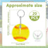 Taiyin 20 Pcs Softball Baseball Acrylic Keychain Blanks Acrylic Keychain with Tassel,Softball Party Gifts for Team(Softball)...